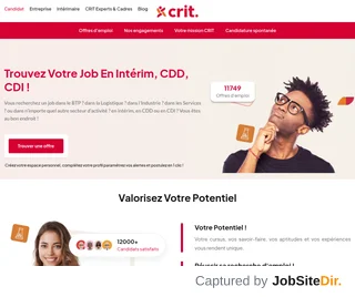 CRIT Maroc platform preview CRIT Maroc platform preview