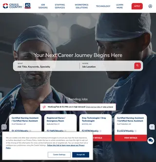 Cross Country Healthcare platform preview