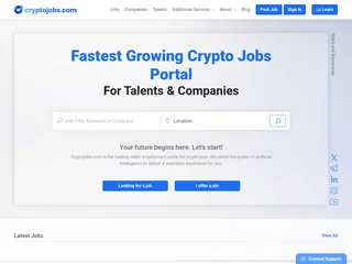 cryptojobs.com screenshot preview cryptojobs.com screenshot preview