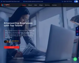 Crystal Recruitment Ltd platform preview
