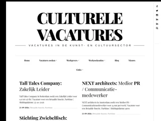 Culturele vacatures screenshot preview Culturele vacatures screenshot preview