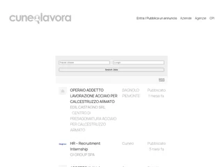 CUNEOLAVORA platform preview
