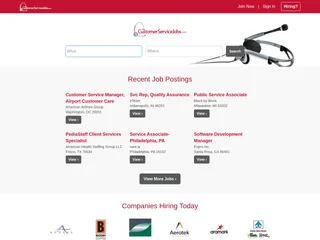 CustomerServiceJobs platform preview
