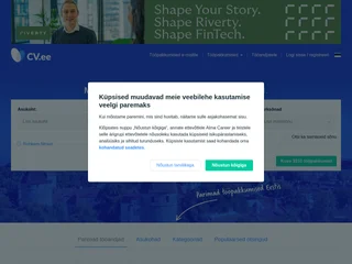 CV.ee platform preview CV.ee platform preview
