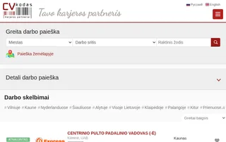 cvkodas.lt screenshot preview cvkodas.lt screenshot preview