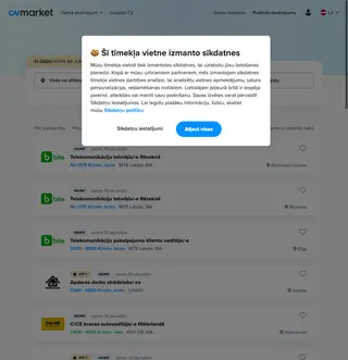 CV Market platform preview