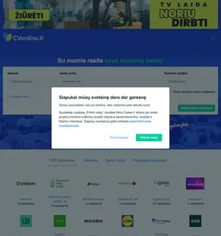 CV-Online platform preview