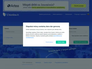 CV-Online platform preview CV-Online platform preview