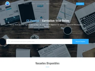 CV Panamá platform preview