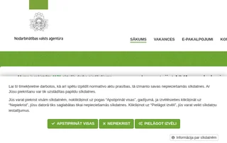 Nodarbinātības valsts aģentūra screenshot preview
