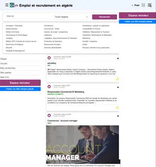 Cvya.dz platform preview