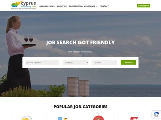 Cyprus Hospitality Jobs platform preview Cyprus Hospitality Jobs platform preview