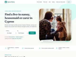 Cyprus Nanny platform preview Cyprus Nanny platform preview