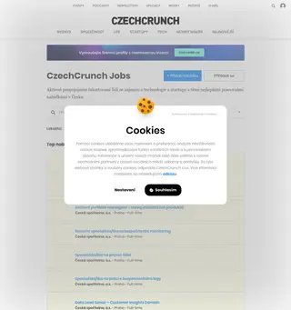 CzechCrunch Jobs platform preview