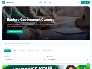 DailyJobs platform preview
