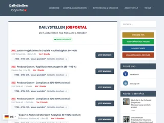 DailyStellen platform preview DailyStellen platform preview