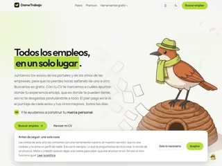 DameTrabajo platform preview