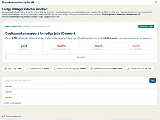 Danskesundhedsjobs.dk screenshot preview Danskesundhedsjobs.dk screenshot preview