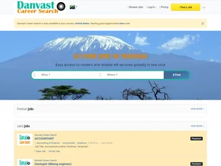 Danvast Career Search screenshot preview