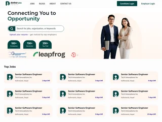 DarbarJob platform preview