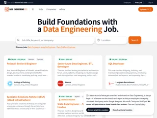 Data Engineering Jobs platform preview Data Engineering Jobs platform preview