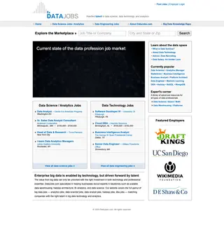 DataJobs.com platform preview