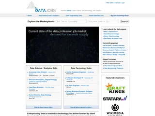 DataJobs.com platform preview DataJobs.com platform preview