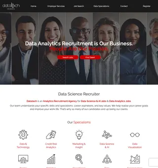 Datatech Analytics Recruitment Agency platform preview