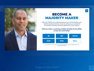 Democratic Congressional Campaign Committee screenshot preview