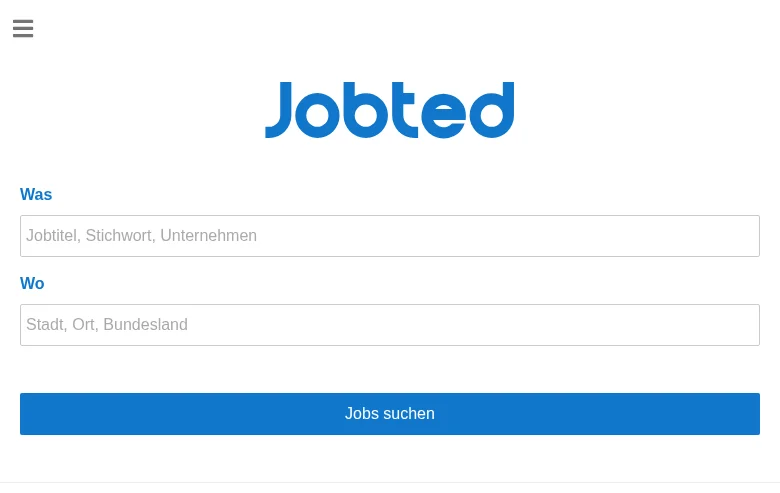 Jobted screenshot Jobted job board platform screenshot showing job search interface