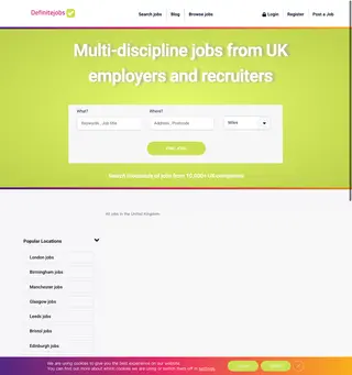 DefiniteJobs screenshot preview