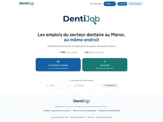 DentiJob.ma screenshot preview DentiJob.ma screenshot preview