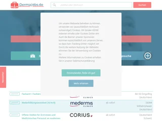 dermajobs.de platform preview