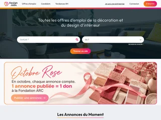 Design-Jobs.fr platform preview Design-Jobs.fr platform preview