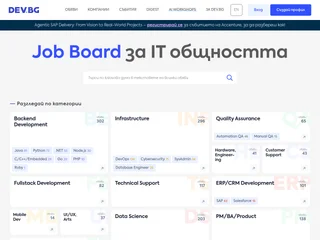 DEV.BG platform preview DEV.BG platform preview