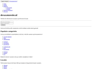 devacaturesite.nl screenshot preview