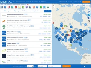 DevITJobs platform preview DevITJobs platform preview