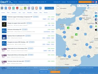 DevITJobs France platform preview