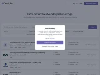 DevJobs screenshot preview