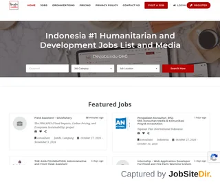 Devjobs Indonesia platform preview