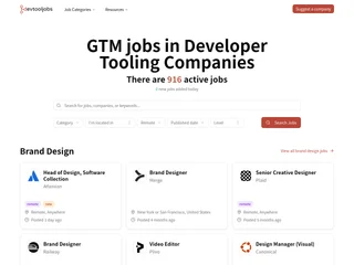 DevToolJobs platform preview