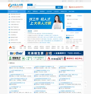 大丰人才网 platform preview
