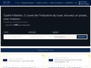 DH2DH.com (Des Hôtels & Des Hommes) screenshot preview