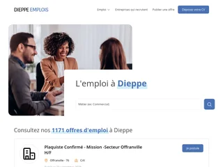 Dieppe Emplois screenshot preview
