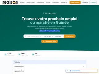 DigiJob Guinée screenshot preview