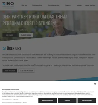 DINO Personalservice GmbH screenshot preview