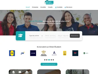 Direct Étudiant platform preview Direct Étudiant platform preview