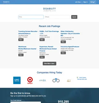 DisabilityJobSite platform preview