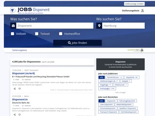 disponent-jobs.de screenshot preview disponent-jobs.de screenshot preview