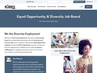 Diversity Employment platform preview